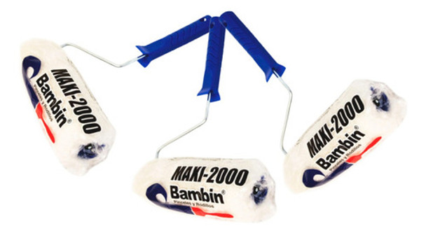 Rodillo Lana Natural Pelo Largo Bambin Nº22 X 4 Unidades 0