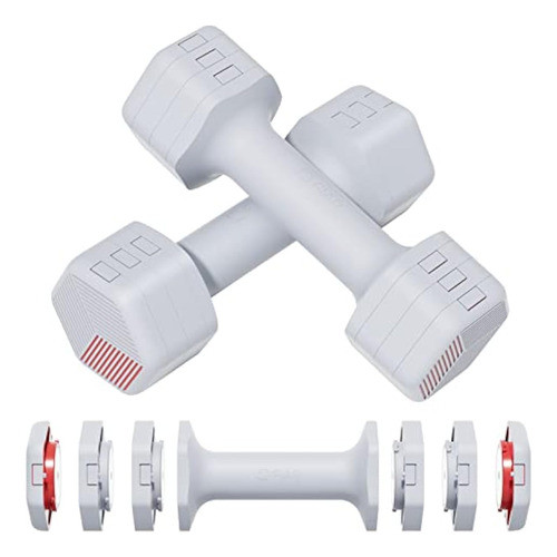 Fiar Adjustable Weight Dumbbells Set- A Pair 4lb 0