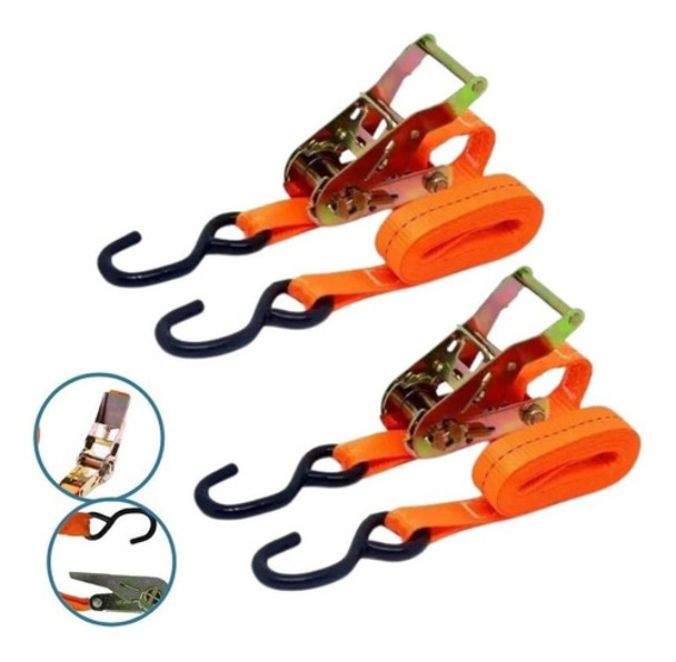 Cinta Para Carga Com Catraca 6 Metros X 5cm (2 Pol.) Starfer 0