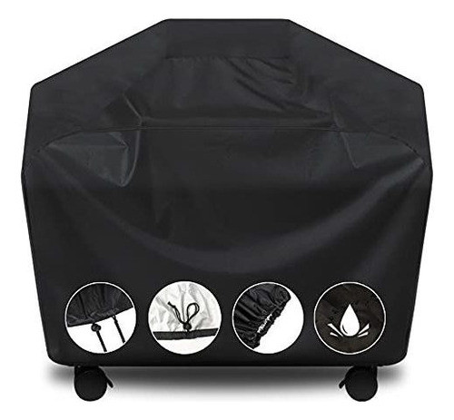 Cubierta De Parrilla De Carbon Exterior Impermeable 0