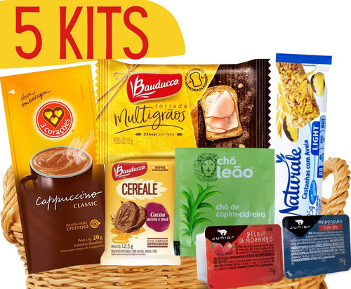 Kit 5 Cesta Dejejum Laboratórios 0