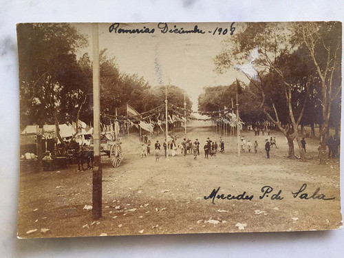 Postal Las Romerias  Diciembre  Año 1908 Chascomus 0