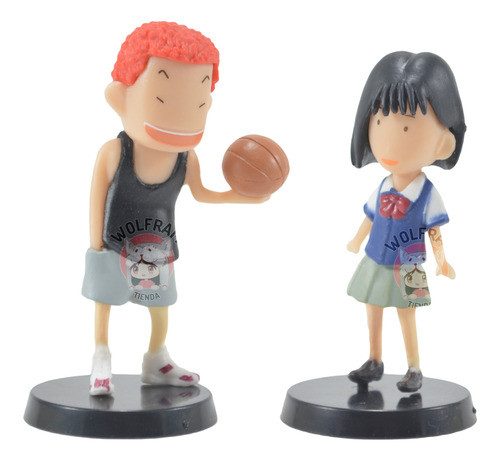 Figura Muñecos Gashapon Slam Dunk Hanamichi Haruko 0