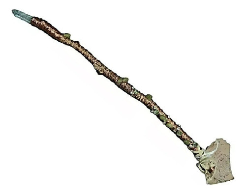 Vara De Poder   Serpentina  Y Cobre 0