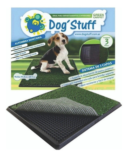 Dog Stuff Clásica Con Sistema De 3 Capas - Bandeja Sanitaria 0