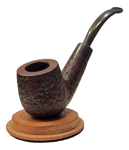 Pipa Cassano Bruyere Rusticated Bent Egg  Patagoniapipes 0