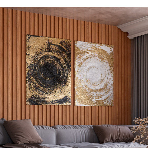 Painel Ripado 183x89,5cm Nature Pradel Móveis Igwt 0