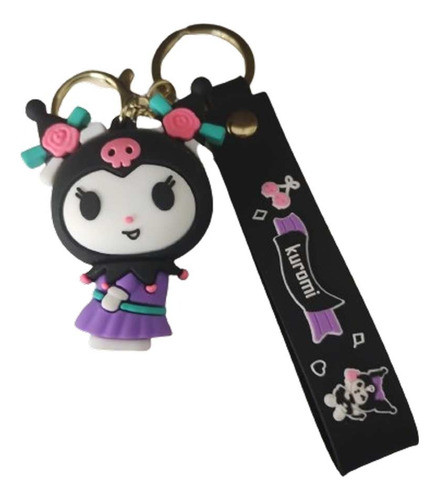 Llavero De Goma Kuromi Vestido 0
