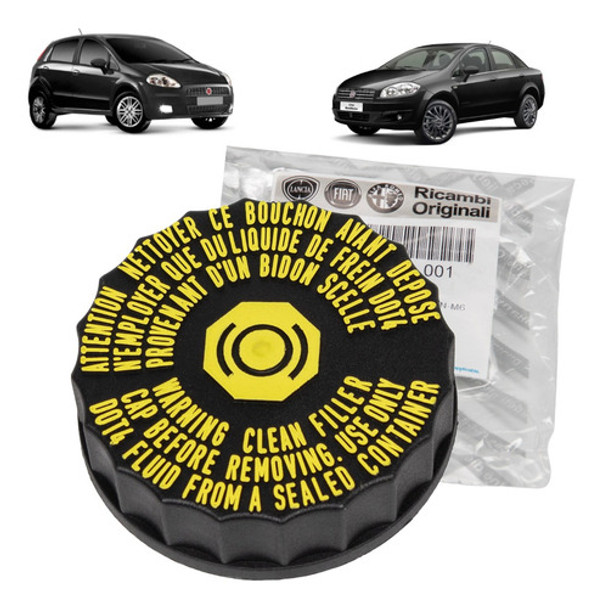 Tampa Reservatório Óleo Freio Fiat Punto Linea Original 0