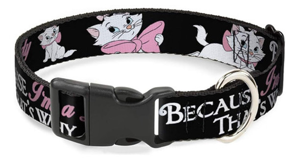 Collar De Perro Con Hebilla Clip De Plástico Aristocats Mari 0