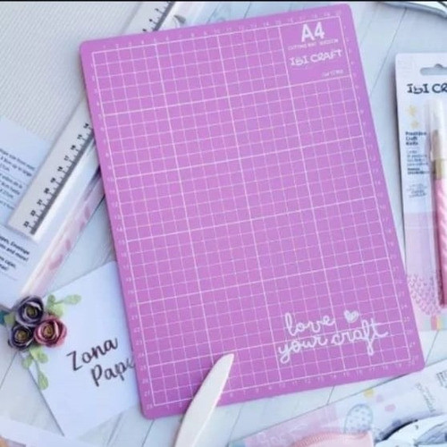 Tabla De Corte A4 Rosa Ibi Craft 0