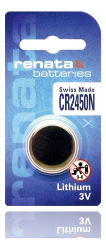 10 Pilas 2450 Renata Litio Boton Cr2450 3v 10 Unidades Suiza 0