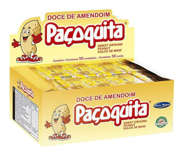Paçoquita Santa Helena Quadrada C/50 - Atacado 0