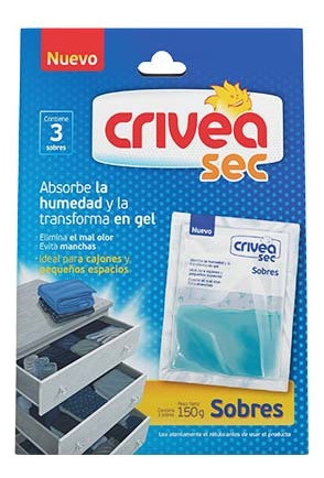Crivea Sec Antihumedad 3 Sobres 150 Gr 0