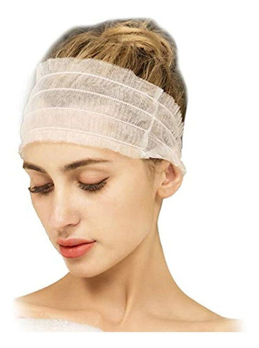 Diademas De Spa Facial Desechables Lifesoft, Envueltas Indiv 0