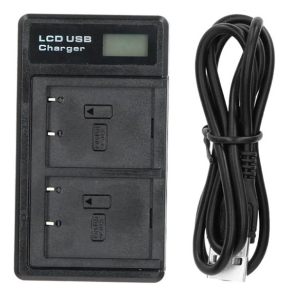 Cargador Dual Batería En-el14 Cámara Nikon D3100 D5100 D3200 0