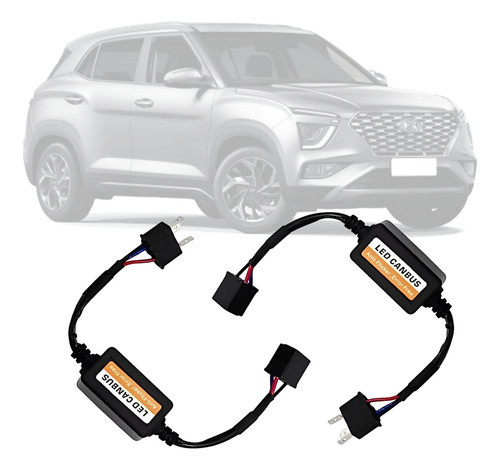 Par Canceller Led Canbus H4 Farol Baixo + Alto New Creta 0