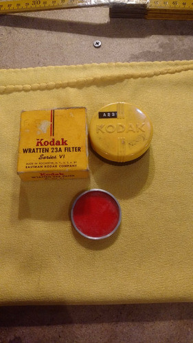 Filtro Kodak Wratten 23a Filter Rojo 0