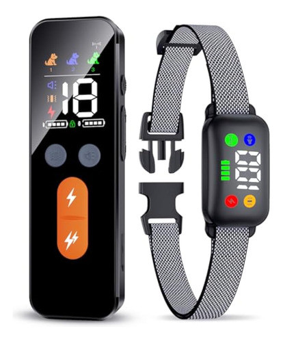 Collar De Entrenamiento Para Perros Con Control 0