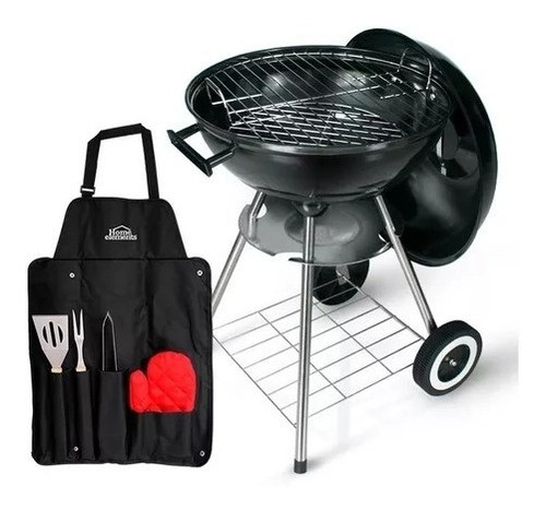 Parrilero Barbacoa A Carbón Portable Home Elements 0