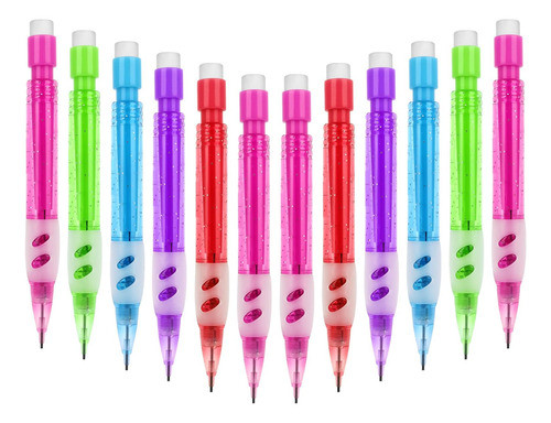 Cobee® 12 Mini Portaminas Mecánicos 0,7 Mm Lápices Con Lápiz 0