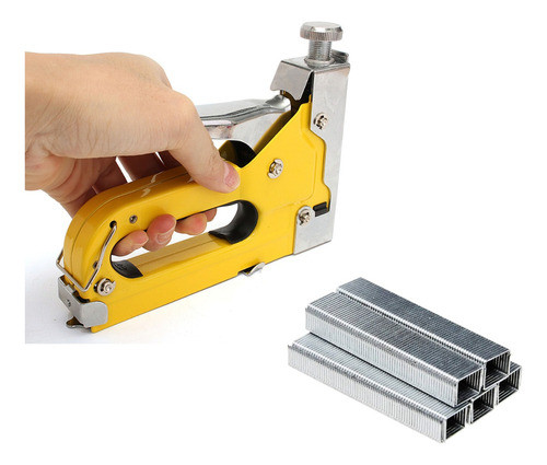 Grampeador De Tapeceiro Profissional   + 3000 Grampos 0