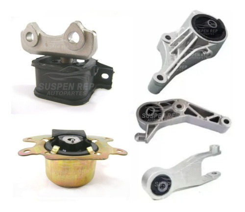 Kit Soportes Motor Chevrolet Corsa 2 Meriva 1.8 0