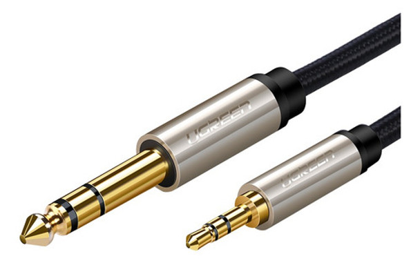Cable De Audio Stereo Aux 3.5 A 6.5 Macho Gris 5m Ugreen 0