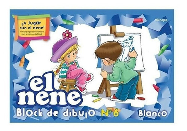 Block Escolar El Nene Blanco Nº 6 X 24 Hojas 0