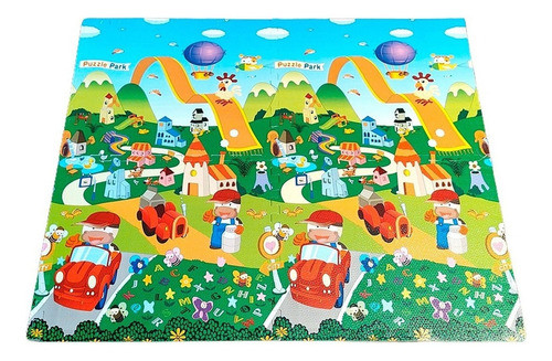 Piso Goma Eva Encastrable Bebe Alfombra 60x60x6mm 4 Piezas 0