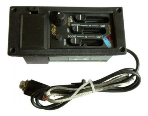 Micrófono P/ Guitarra Ecualizador De 3 Bandas Alice Eq-a505r 0