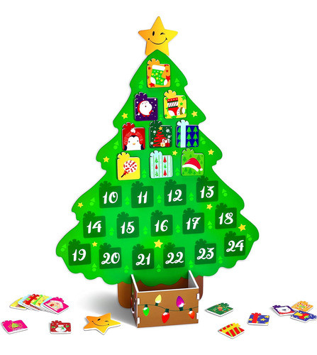 Cuenta Atrás Navidad Magnético Calendario Adviento 0