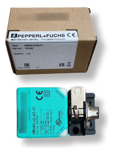Sensor Indutivo Pnp Nbb20-l2-a2-v1 Pepperl + Fuchs 0