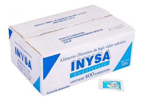 Edulcorante Ind- 400unid- Ynisa 0