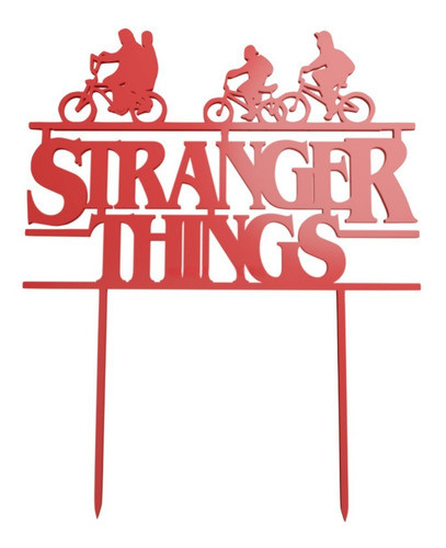 Cake Topper Stranger Things 0