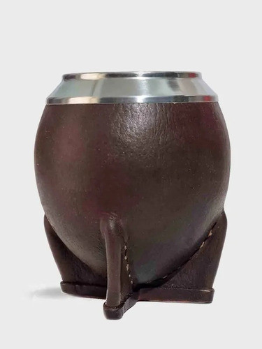 Mate Torpedo Forrado En Cuero 0