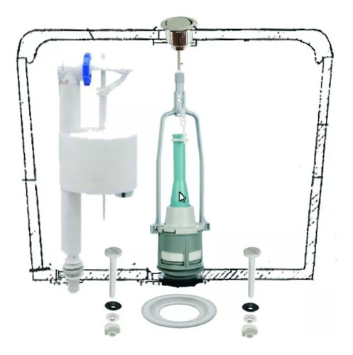 Conjunto Repuesto Mochila Roca Capea Boton Superior Comp 0