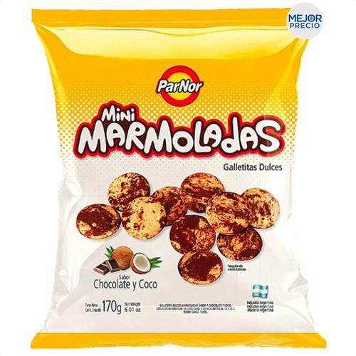 Galletitas Mini Marmoladas Parnor Dulces - Mejor Precio 0