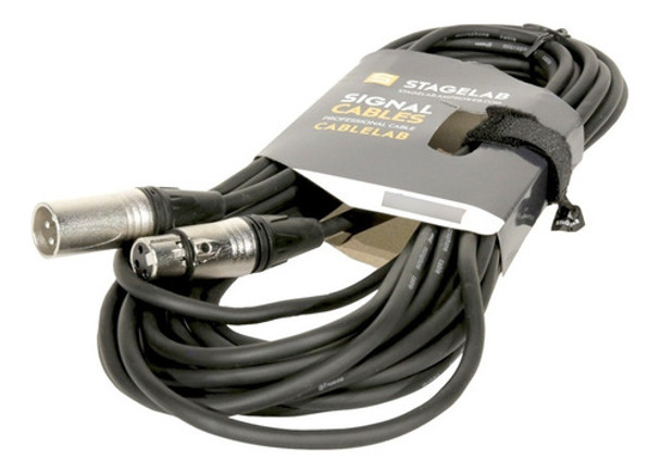 Cable Microfono 1m Xlr Macho Hembra Ampro Stagelab Xlr-1m 0