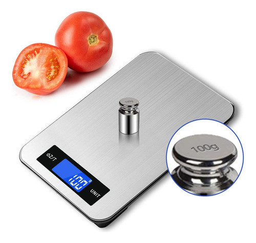 Báscula De Cocina Digital Yoncon Con Peso Gramos Y Oz Para. 0