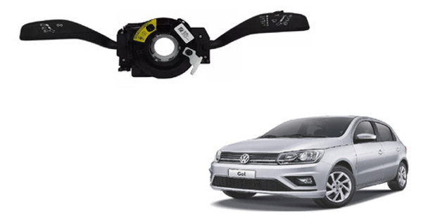 Llave Luces Limpiaparabrisas Con Cinta Airbag Vw Gol Trend 0