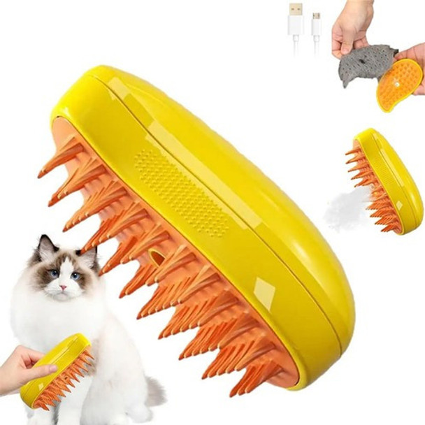Escova A Vapor 3 Em 1 Para Cães De Gato, Spray Elétrico, Esc 0