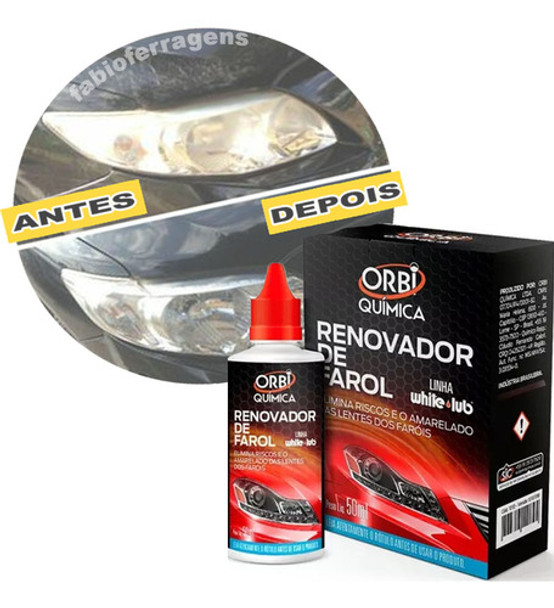Renovador De Farol Recupera Amarelos Fosco Revitaliza | Orbi 0