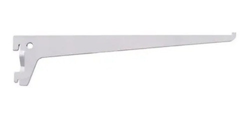 Suporte Cremalheira Versátil 40cm 6pçs Branco Prateleira Max 0