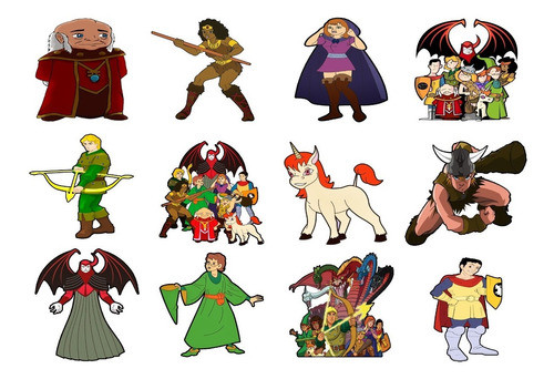 Patch Estampado Caverna Do Dragão Termocolante Estampado 0