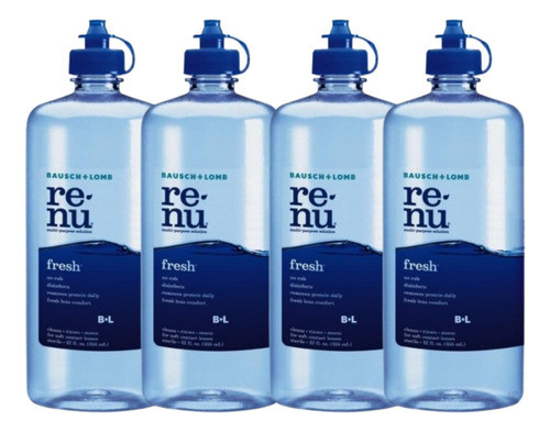 Combo X4 Renu Fresh Líquido Solución Multiproposito 500ml 0