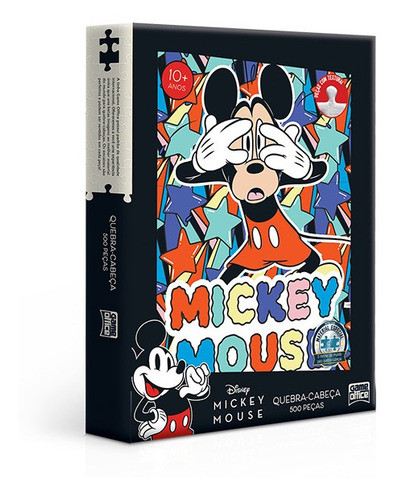 Quebra Cabeça Mickey Mouse 500 Peças Toyster 0