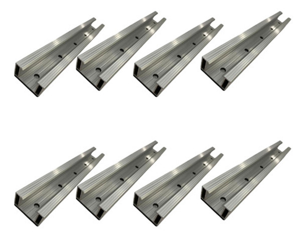 Estrutura Placa Solar Mini Trilho 260mm Telha Metálica 10 Pc 0