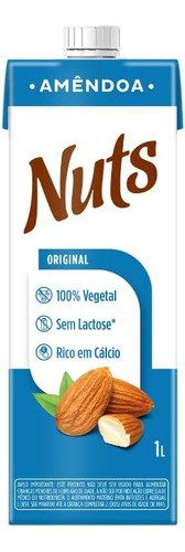 Bebida Vegetal De Amendoa Original Nuts 1l 0