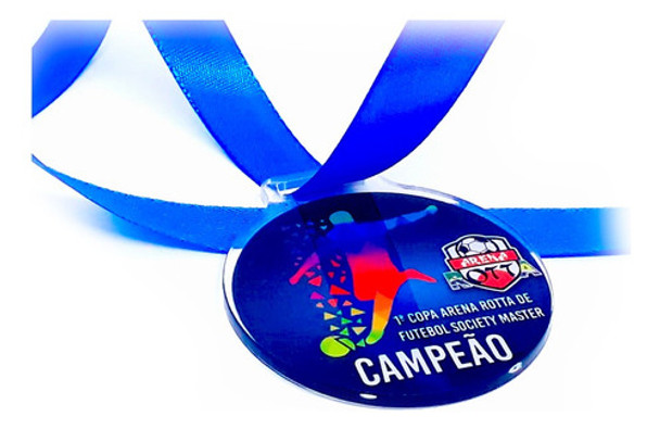 Medalha Personalizada De Acrílico 6x6cm - Kit C/ 53 Unid 0 Medalha Personalizada De Acrílico 6x6cm - Kit C/ 53 Unid 0